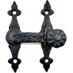 Marsilyan Antika Tarz Dekoratif Pirinç Kapı, Pencere Mandalı - 82X65 Mm, Oksit - Renkli