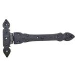 Marsilyan Antika Tarz Dekoratif Pirinç Kuyruklu Lale Menteşe - 147X193 Mm, Oksit - Renkli