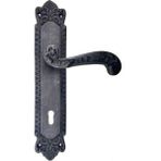 Marsilyan Antika Tarz Dekoratif Pirinç Sultan Oda Kapı Kolu - 270X54MM, Oksit - Renkli - 1