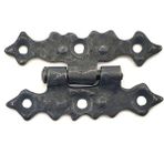 Marsilyan Antika Tarz Dekoratif Pirinç Yıldız Menteşe - 63X36 Mm, Oksit - Renkli - 1