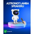 Marsilyan Ayarlanabilir Parlaklık ve Zamanlayıcı Modlu Astronot Lamba - 0 - Siyah