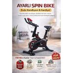 Marsilyan Ayarlı Spin Bike - Renkli - standart