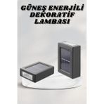 Marsilyan Bahçe Aydınlatması Solar Güneş Enerjili Dekoratik LED Işıklı Lamba - 0 - Siyah