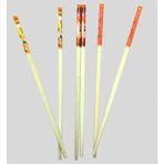 Marsilyan Bambu Chopstick Çubuk Yemek Çubuğu Yıkanabilir Tekrar Kullanılabilir (3 Çift- 6 Adet ) - Renkli - standart
