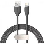 Marsilyan Baseus Jelly Liquid USB To Iphone Lightning 2.4A Hızlı Şarj Kablosu 1.2m - Siyah - standart