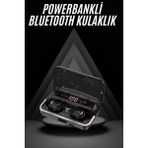 Marsilyan Bluetooth Kulaklık Dijital Şarj Göstergeli Powerbankli Bass Özellikli Kablosuz K - MCT3452-3933 - 1