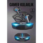 Marsilyan Bluetooth Oyuncu Kulaklığı LED Işıklı Kablosuz Anc Özelliği - MCT4155-1473