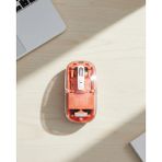 Marsilyan Bluetooth ve USB Destekli Kablosuz Şeffaf Mouse Sessiz Kullanım - Renkli