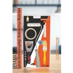 Marsilyan Boyama Seti - SPATULA-10CM Rulo +Yedeği -Kestirme Fırça-Maskeleme Bant - Renkli - standart