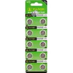 Marsilyan Buton Pil - Saat Lazer Hesap Makinesi Pili 10LU Paket AG10 - LR1130H - 389A -1.55V (K95) - Çok Renkli