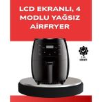 Marsilyan- Büyük Boy 6 Litre Airfryer 2400W Sesli Uyarı LCD Ekran