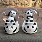Marsilyan- Büyük Boy Panda Kar Küresi - Renkli - standart