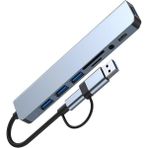 Marsilyan Byl 2218TU Support 8 In 1 Type-C USB Çevirici