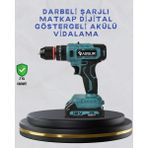 Marsilyan Çift Bataryalı Şarjlı Matkap Dijital Ekranlı Set - 1