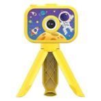 Marsilyan Çocuklara Özel Ayaklı Mini Fotoğraf Makinesi Dijital LCD Ekran - Altın