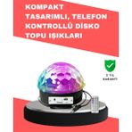 Marsilyan Çok Renkli LED Masaüstü Disko Topu Parti Aydınlatma Cihazı - 1