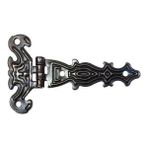 Marsilyan Dekoratif, Sac Tek Kuyruklu Menteşe - 40X68 Mm, Küçük, Eskitme, 1 Adet - Renkli