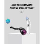 Marsilyan Dermaroller ve Vakumlu Siyah Nokta Temizleme Cihazı 2’li Cilt Bakım Seti