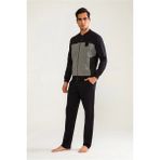 Marsilyan D's Damat 1502 Erkek Eşofman Takımı - XL - Siyah