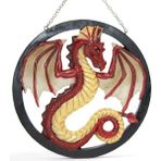 Marsilyan™- Duvara Asmalı Polyester Dragon Pano ALK2345 - Renkli - 1