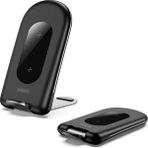 Marsilyan Duzzona W2 Katlanır Standlı 15W Hızlı Şarj Wireless Kablosuz Şarj CIHAZI-(5775) - 20W GaN Black