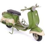 Marsilyan El Yapımı Metal Scooter Motosiklet Maketi - Renkli - standart
