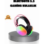 Marsilyan Ergonomik Rgb Bluetooth Kulaklık 3D Ses - Renkli - 1