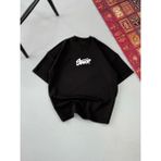 Marsilyan Erkek Baskılı Oversize T-Shirt - Siyah - XL
