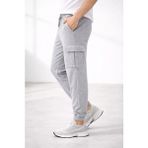 Marsilyan Erkek Jogger Eşofman Altı Regular Fit , Kargo Cepli, Lastikli Paça, Günlük Spor Pantolon - Gri - --