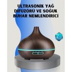Marsilyan Ev ve Ofis Için Sessiz Ultrasonik Hava Nemlendirici - Renkli - 1