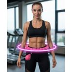 Marsilyan Evde Spor Için Akıllı Hulaa Hoop Çemberi Bel Inceltici Mor - MCT1585-6631 - Çok Renkli