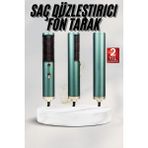 Marsilyan Fön Tarak Saç Düzleştirici Saç Kurutma Makinesi Sıcak Hava Fırçası - 0 - Siyah - 1