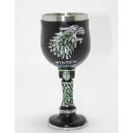 Marsilyan- Game Of Thrones House Stark 3D Kabartmalı Çelik Kadeh Bardak - Renkli - standart