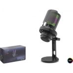 Marsilyan Gaming Rgb Masaüstü Mikrofon USB Type-C 192KHZ 24BIT - Siyah ME6PB - Renkli