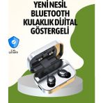 Marsilyan Gerçek Kablosuz Kulaklık – Bluetooth 5.0, Şarj Kutulu, Parmak Izi Kontrollü - 1
