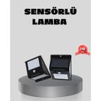 Marsilyan Güneş Enerjili Sensörlü Dış Mekan Duvar Lambası – 3 Modlu 2200MAH Pil 120° Algılama - Renkli - standart