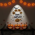 Marsilyan Halloween Temalı Balkabaklı Duvar Sticker Seti - Renkli