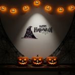 Marsilyan Happy Halloween Temalı Duvar Stickerı - 1 lt - Renkli