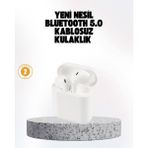 Marsilyan Hızlı Şarj Destekli 2. Nesil Bluetooth 5.0 Ergonomik Kulaklık - -- - 1