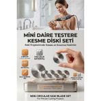 Marsilyan Hobi Makine Uyumlu Hss Mini Testere Disk Seti 6 Parça - Ahşap Metal Kesici Gravür Ucu 723176 - Çok Renkli