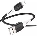 Marsilyan HOCO X82 iPhone Lightning to USB 2.4A Silikon Data ve Şarj Kablosu-(5775)
