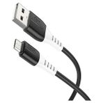 Marsilyan Hoco X82 Micro USB To USB 2.4A Silikon Data ve Şarj KABLOSU-(5775) - 1 - 20W GaN Black