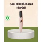 Marsilyan Iki Hızlı Elektrikli Ayak Törpüsü Pürüzsüz Topuk Bakımı - Renkli - standart