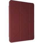Marsilyan iPad Air 4 10.9 Kılıf Kalemlikli Mars Tablet Kılıfı - Mürdüm - Renkli