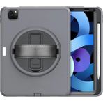 Marsilyan iPad Pro 11 (2018) Kılıf Hand Strap Tablet Kılıfı - Gri - iPad Air 4 10.9
