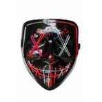 Marsilyan Işıklı LED Maske Parti Eğlence Maskesi Hallowen Neon Maske