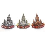 Marsilyan Istanbul Temalı Metal Magnet Model 1 - Renkli - standart