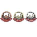Marsilyan- Istanbul Temalı Metal Magnet Sultanahmet Yuvarlak Tasarımlı - Renkli - standart