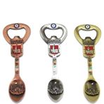 Marsilyan- Istanbul Temalı Metal Magnet ve Açacak Kaşık Tasarımlı - Renkli - standart