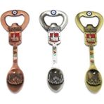 Marsilyan Istanbul Temalı Metal Magnet ve Açacak Kaşık Tasarımlı - Renkli